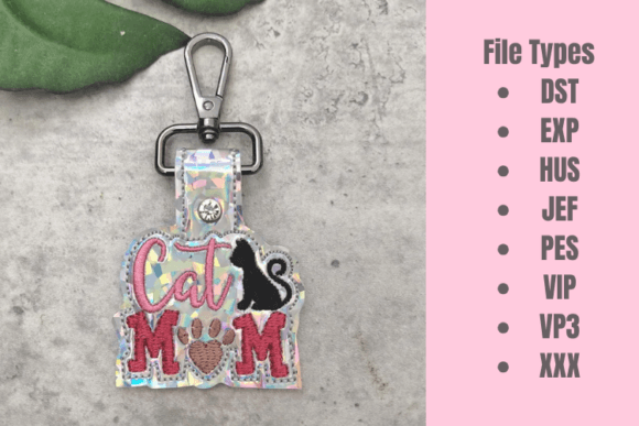 Cat Mom ITH Snap Tab Design Review