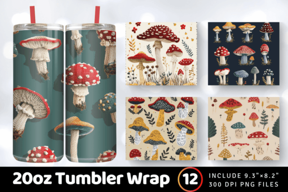 Crochet Mushroom Wrap: An Embroidery Designer’s Take