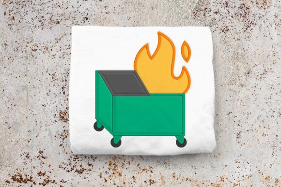 Review: Dumpster Fire Applique for Holiday Sales