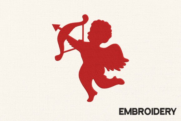 Review: Embroidery Cupid Valentine Design