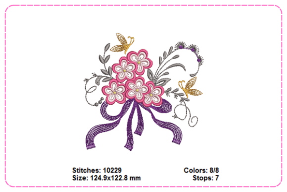 Review: Floral Butterfly Embroidery Designs for Holiday Sales