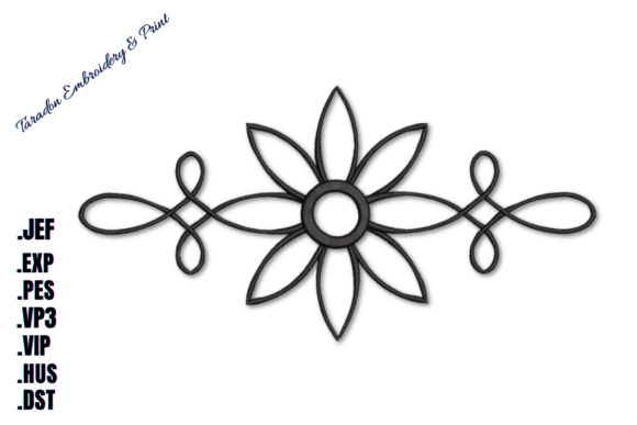 Review: Flower Swirl Machine Embroidery Design