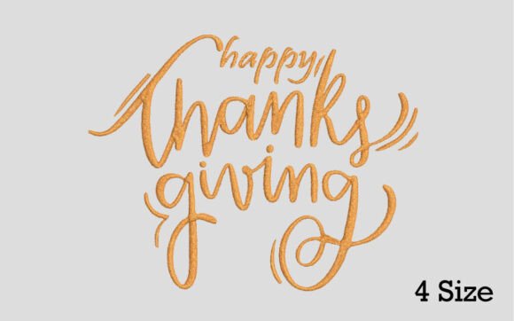Review: Happy Thanksgiving Embroidery for Craft Fairs