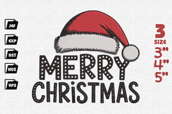 Review: Merry Christmas Embroidery, Santa Style
