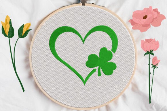 Review: Patrick s Day Heart Embroidery for Apparel