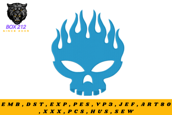 Review: Scary Face Digital Embroidery Design