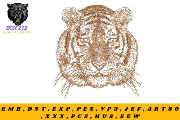 Review: Tiger Face Digital Embroidery Design