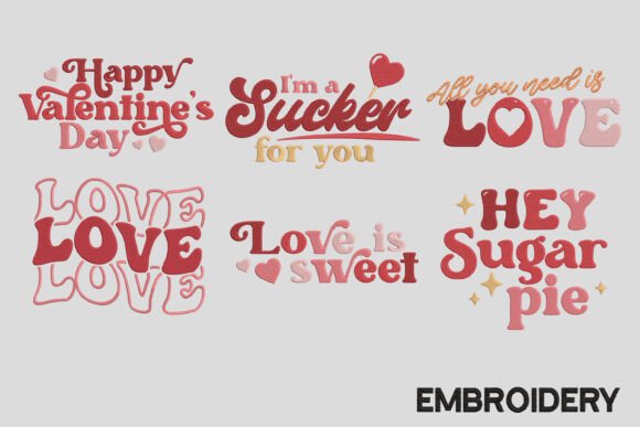 Review: Valentine Embroidery Bundle Designs for Holiday Sales