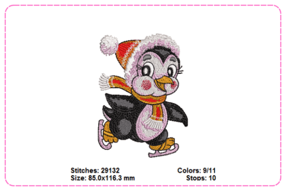 Reviewing Christmas Penguin Embroidery Designs for Craft Fairs