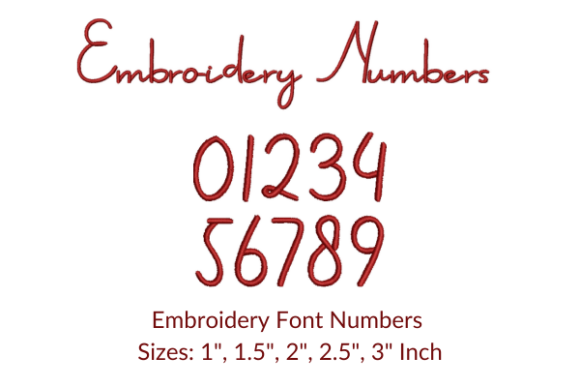Reviewing Mellati Number Embroidery Design for Custom Projects