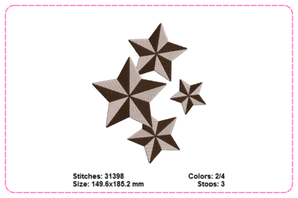 Reviewing Star Embroidery Designs for Small Business Merch