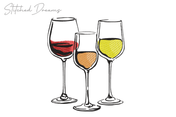 Reviewing the Drinks Digital Embroidery Design