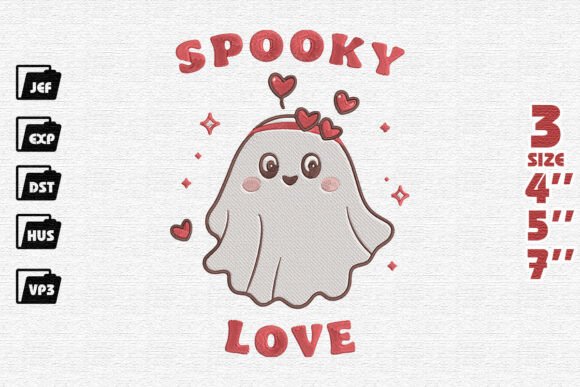 Sweetheart Ghost Embroidery Pattern Review